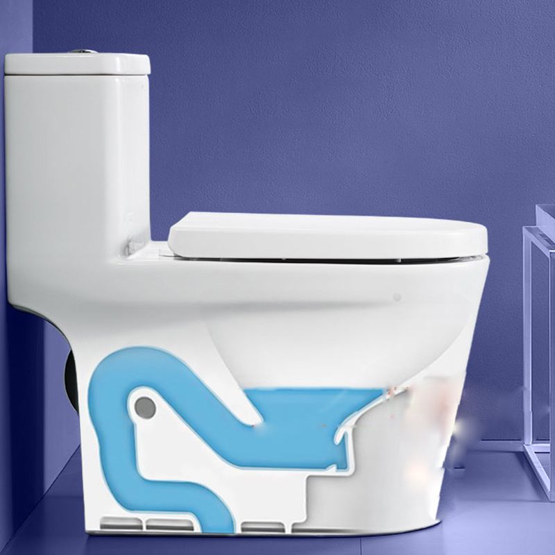 Floor Mounted Porcelain Urine Toilet Traditional Siphon Jet Toilet
