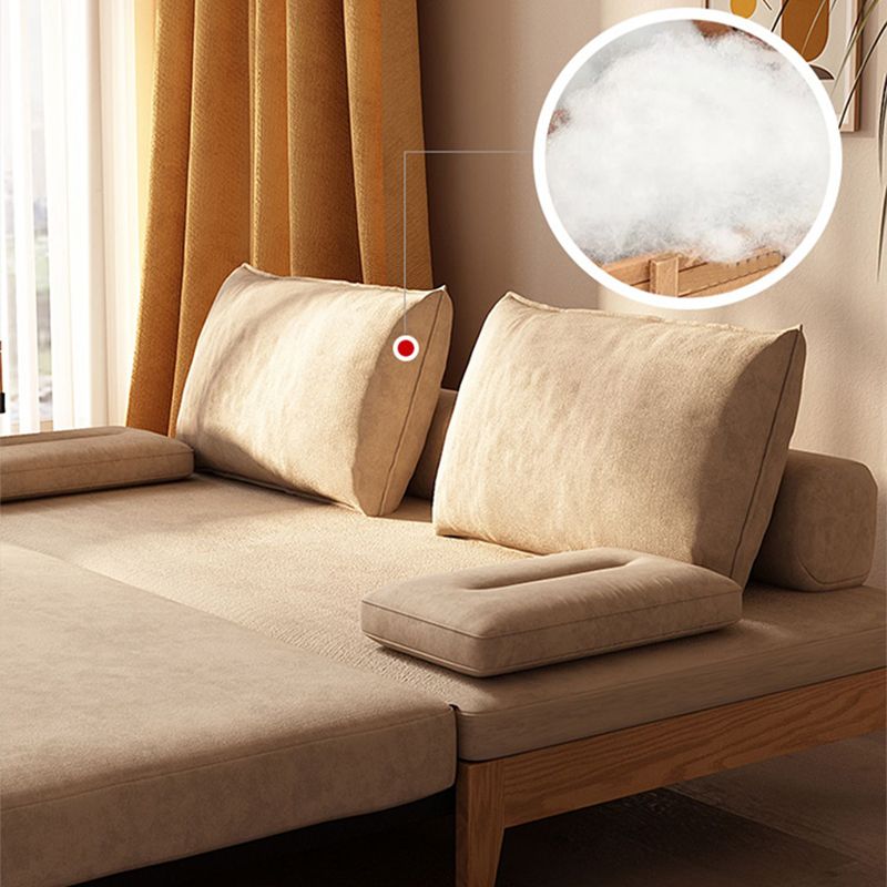 37" Wide Contemporary Futon Sofa Bed Pillow Back Sleeper Sofa