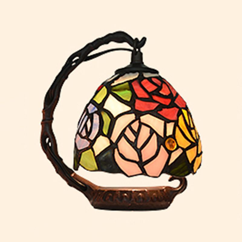 Tenue d'art tachée lampe de nuit ombragée