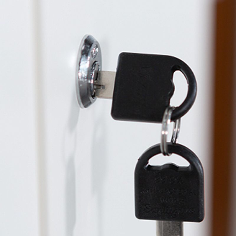 Contemporary Style Wardrobe Metal Home Wardrobe Closet with Doors