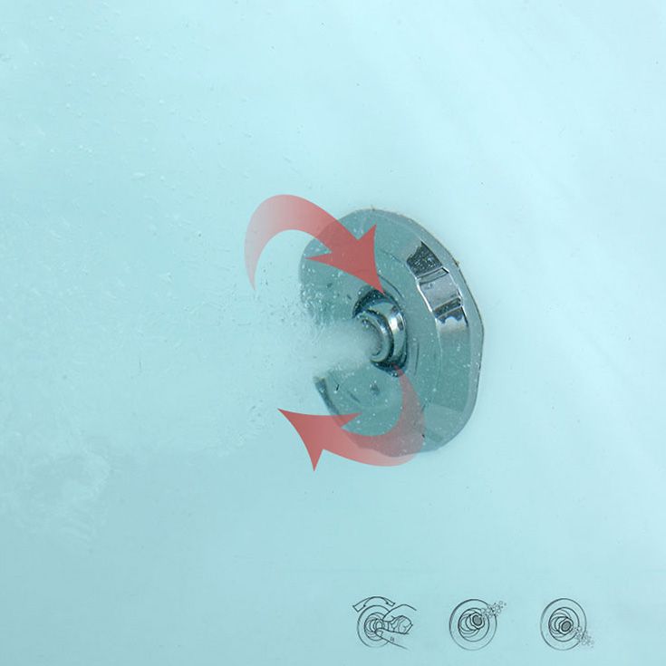 Left-Hand Drain Bathroom Tub Modern Free Form Back to Wall Bathtub