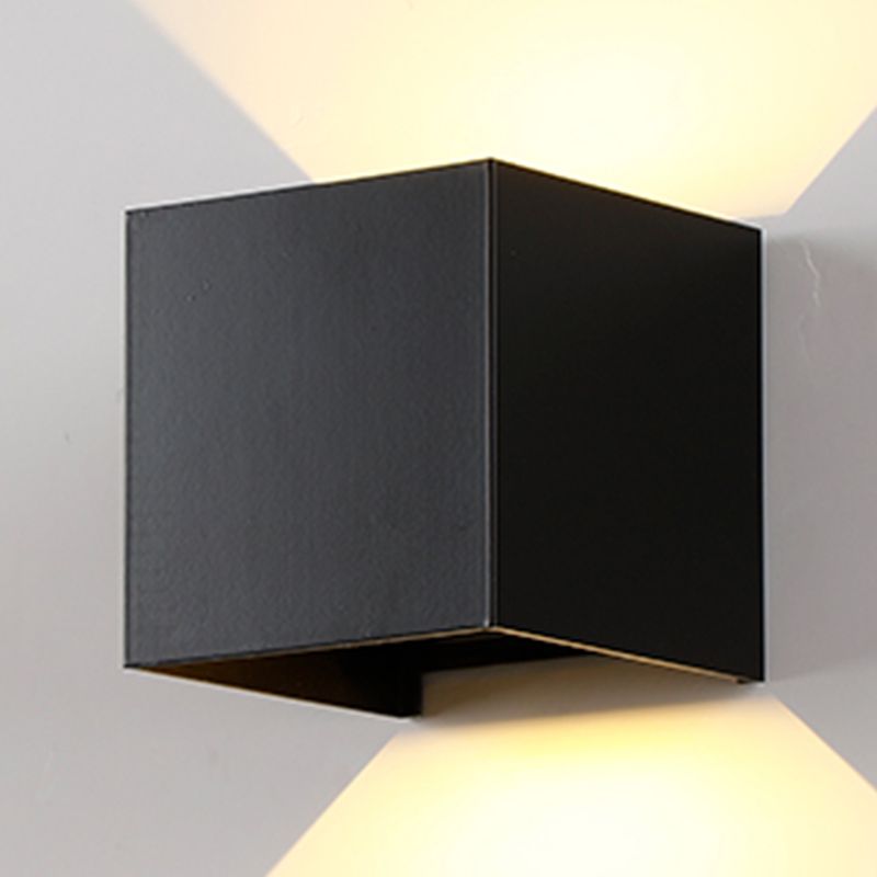 Contemporary Metal Wall Sconce Led Multi Light Wall-washer Light for Outdoor