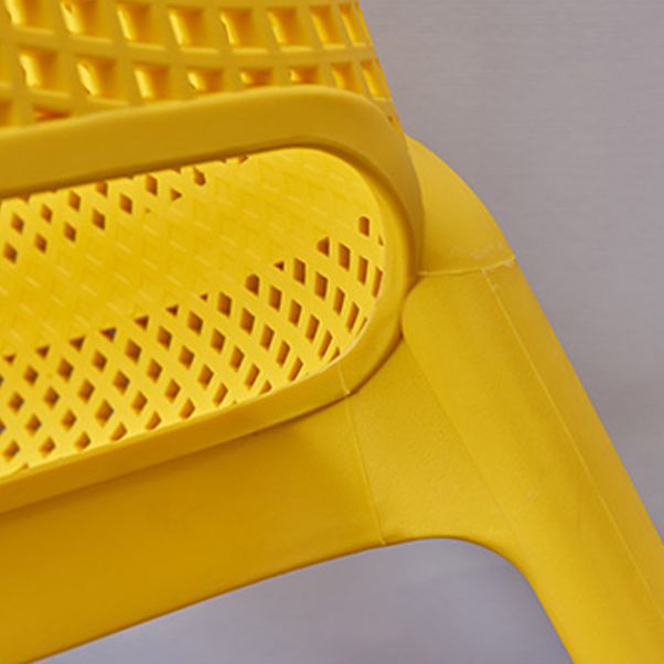 Sillas de comedor de plástico de estilo moderno, sillones de comedor apilables para cocina