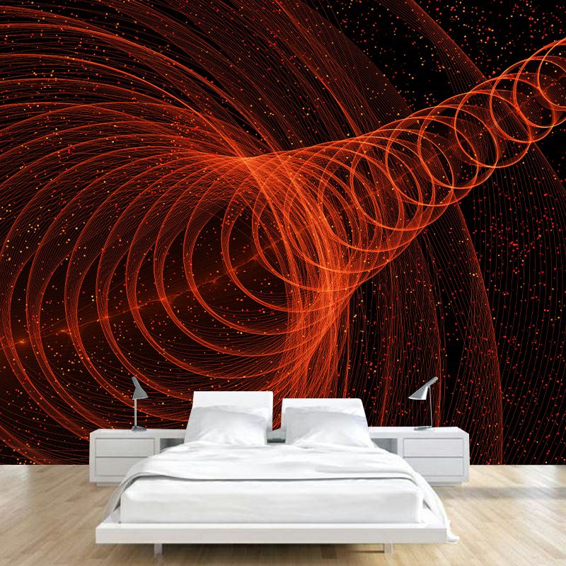 Abstract Physical Molecule Wall Mural Environment Friendly for Living Room