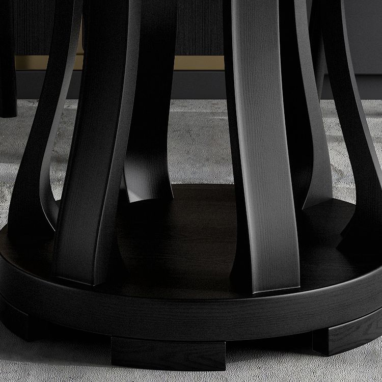 Eigentijdse ronde vorm tafel gesinterde steen witte standaard eettafel voor keuken