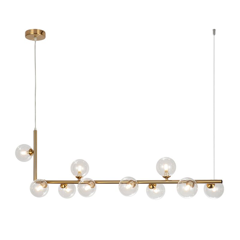 10 Lichte keukeneiland hanglage lineaire hanglampen eiland verlichtingsarmaturen