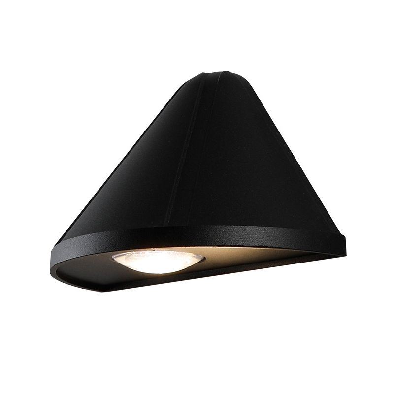 Cone Modern LED Wall Mount Aluminum Wall Light in Black / White