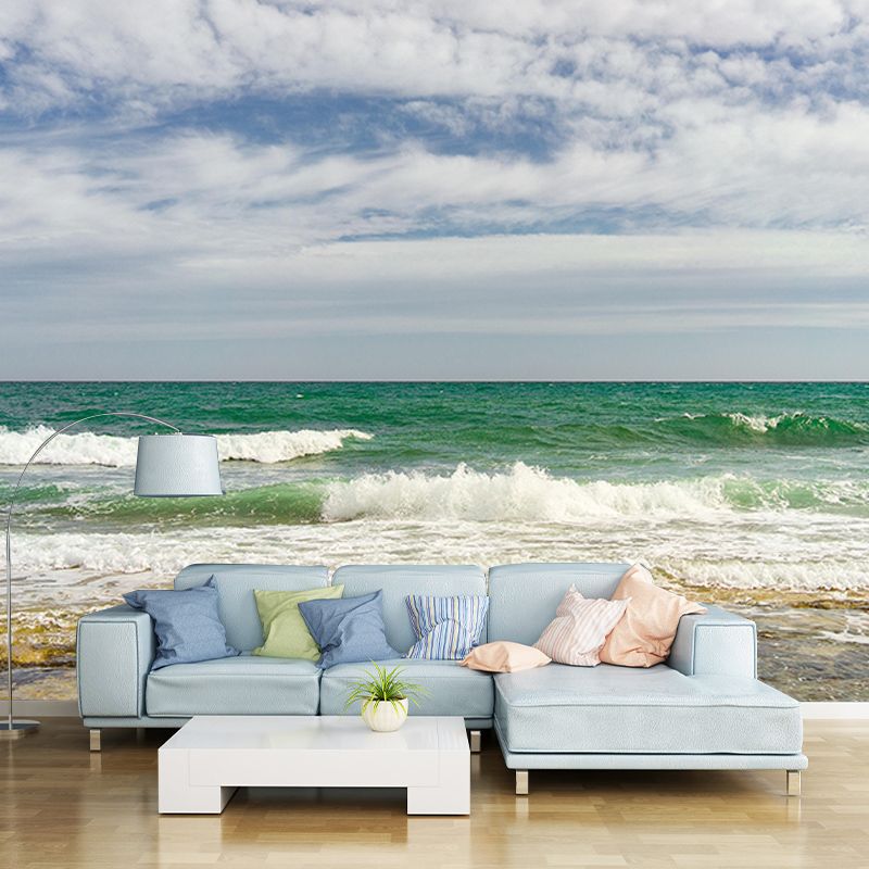 Decorative Mural Photography Sea Wall Mural Wallpaper Dining Room Wall Covering