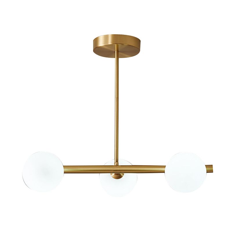 Glass Globe Island Lighting Modern Multiple-Light Island Pendant Lights