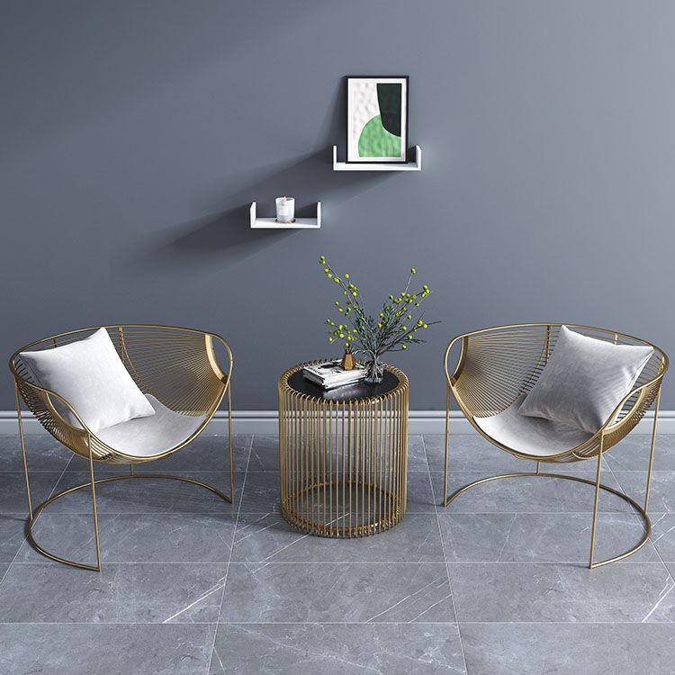 Dining Room Chairs Scandinavian Style Luxury Open Back Side Chair