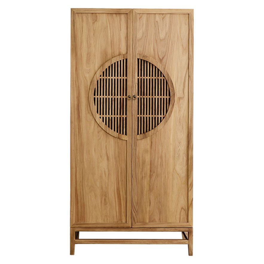 Modern Style Wardrobe Cabinet Clothes Rail Wooden Wardrobe Armoire