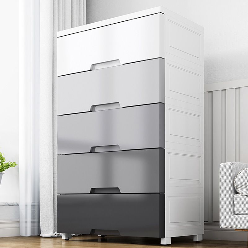 Rectangular Plastic Storage Cabinet Teen Style Simple Bedroom Wardrobe