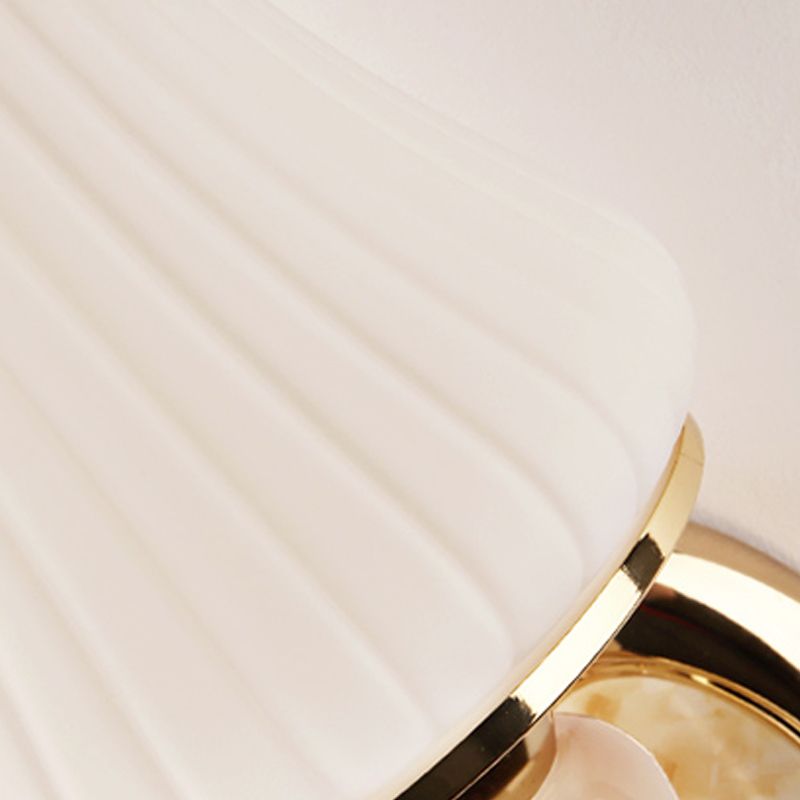 Multi -Leuchten Glaswand Licht moderner Stil Geometrische Formwandmontage in Weiß