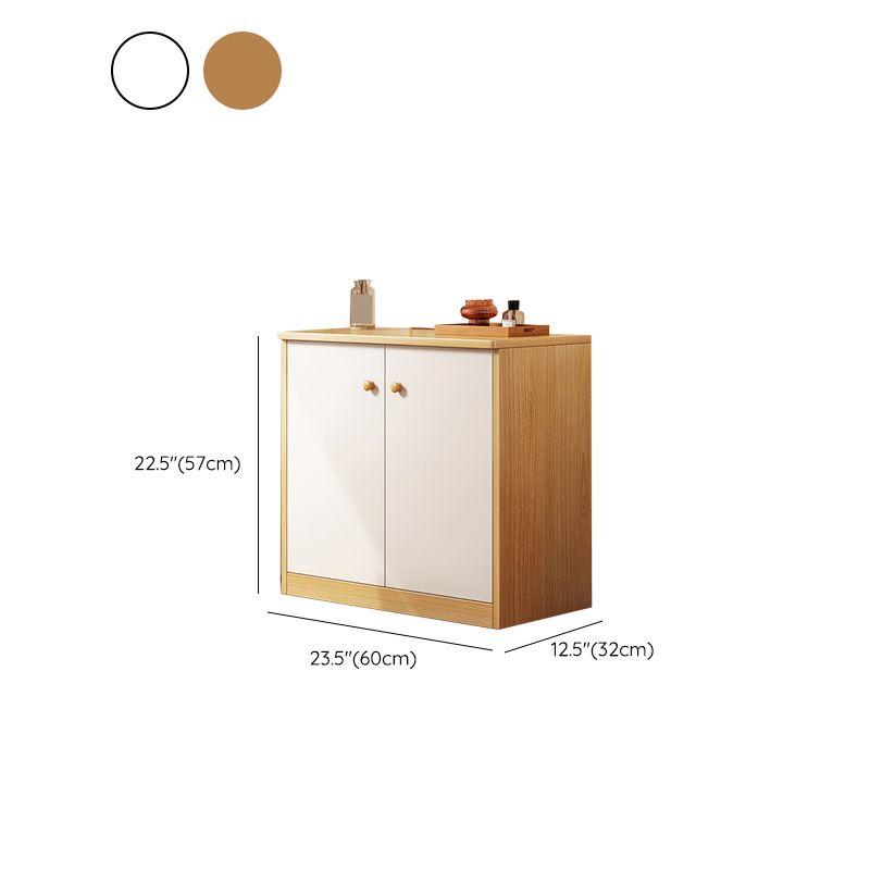 Standard Storage Cabinet Modern Wood Rectangle Side Cabinet with Drawers