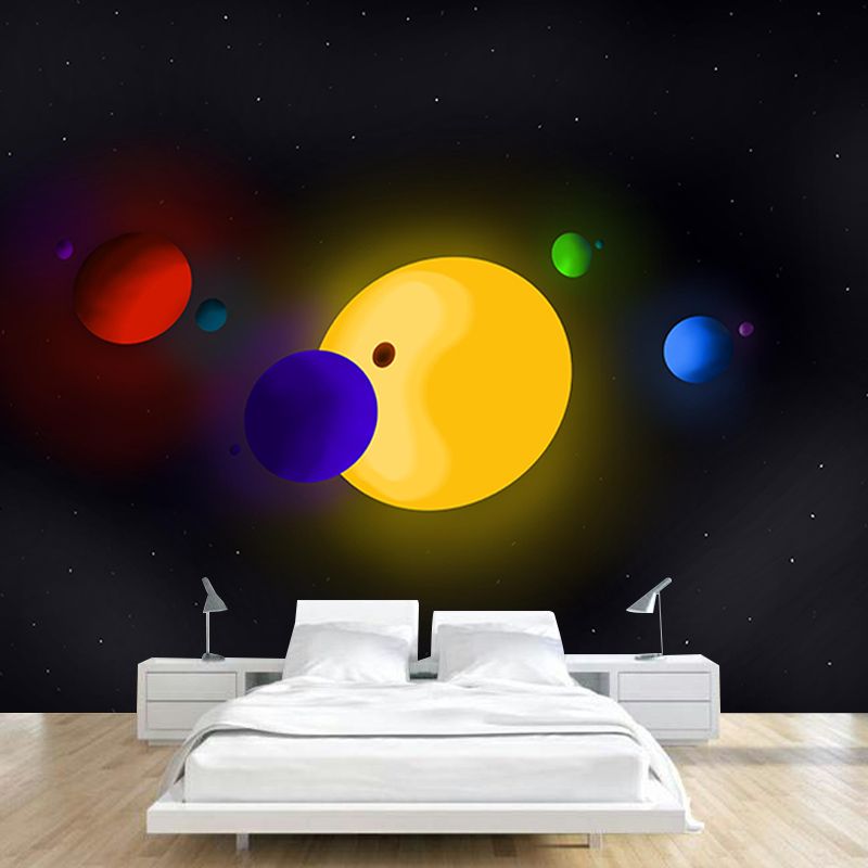 Mural Galaxy Environment Friendly Decorative Mural Novelty Style Universe Wall Mural