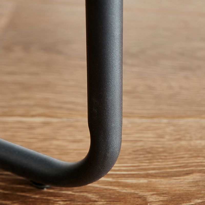 El cuero de lujo del estilo minimalista que cena las sillas tapizadas parte posterior sólida del sólido de las sillas