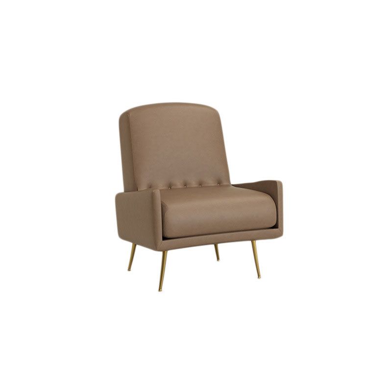 Faux Leather Sofa Armless Tight Back Loveseat for Living Room
