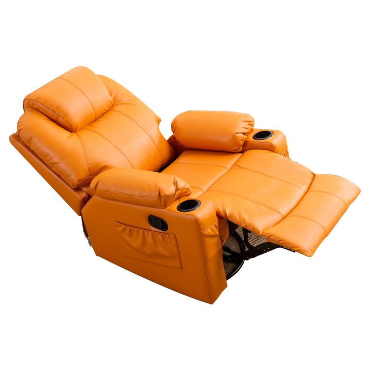 Solid Color Recliner Chair Massage Swivel Rocker Standard Recliner