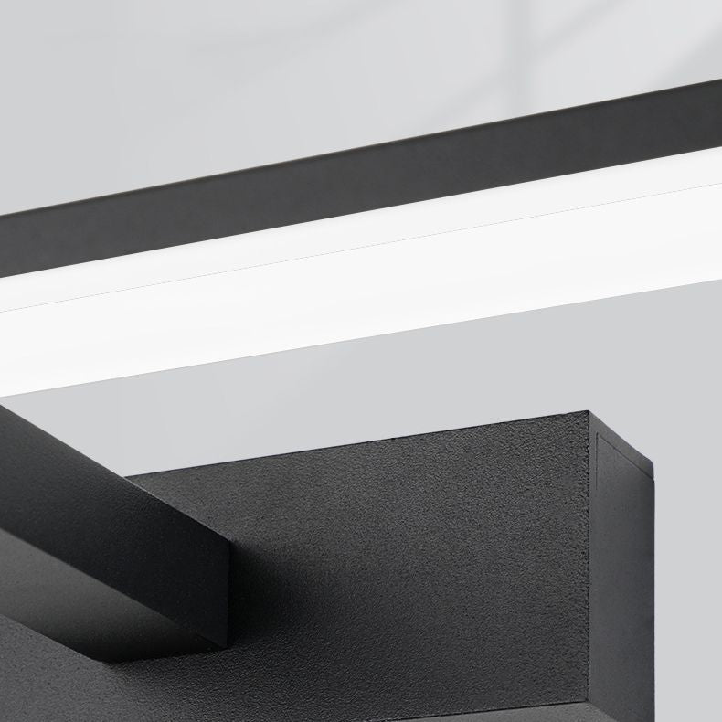 Luci da parete di vanità lineari Vintage Modern Simplicity Simplicity Plastica Prontone per bagno