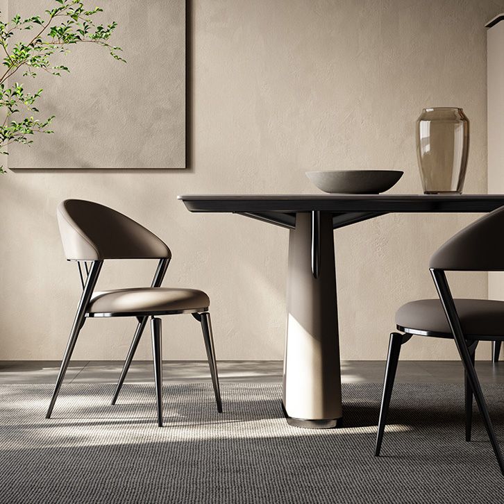 Contemporary Dining Chair Kitchen Open Back Dining Side Chair