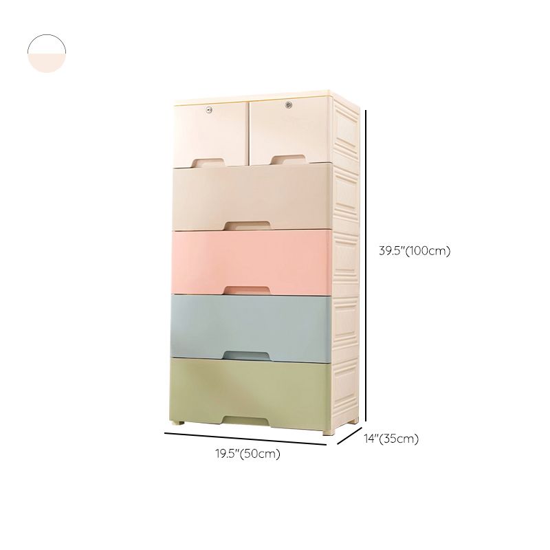 Bedroom Drawers Wardrobe Cabinet Modern Plastic Storage Cabinet