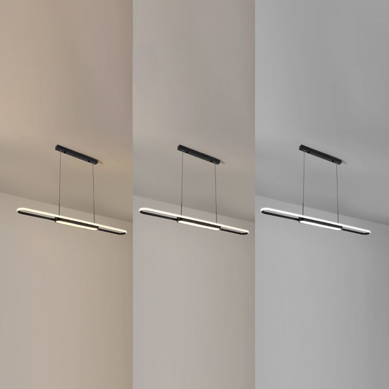 Nordic Modern Style Island Lamp Simple LED Hanging Lighting Fixture for Dining Room