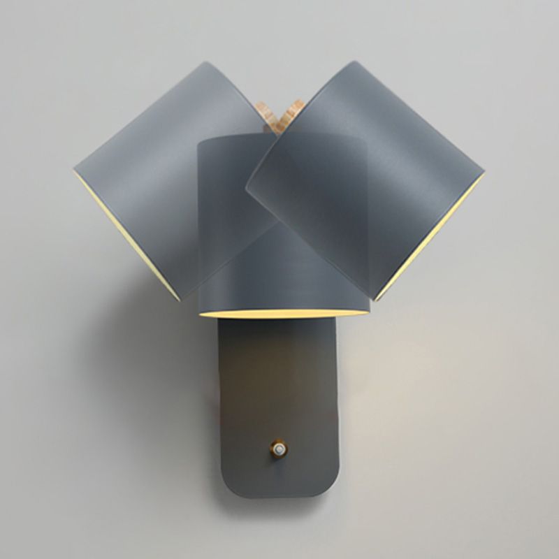 1 Cylindre lumineux SONNE MURS ÉCLAIN