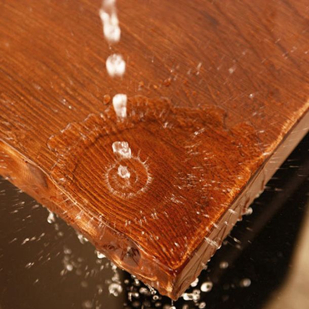 Solid Wood Bar Dining Table Industrial Bar Dining Table with Double Pedestal Base