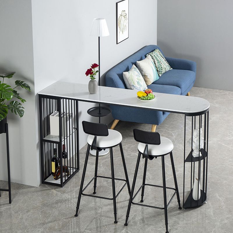 Specialty Bar Table Bar Height Modern Pub Table for Indoor and Breakroom