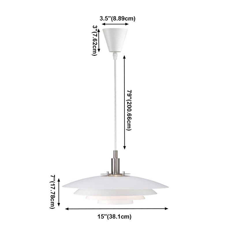 Sombra de tapa de la olla iluminación colgante de estilo moderno 1 luces de luces de luces para dormitorio
