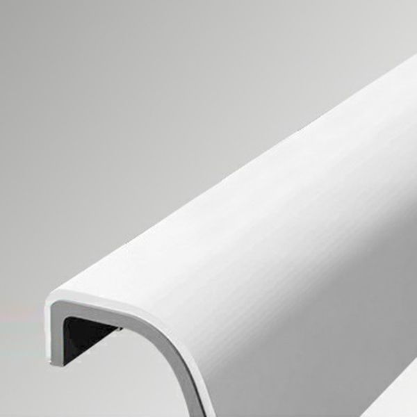 Contemporary White Acrylic Bathtub Rectangular Soaking Tub for Home