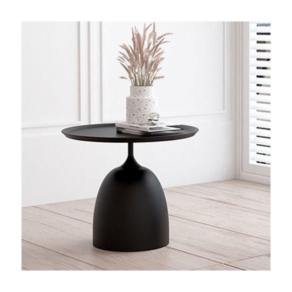 Mid-Century Modern Iron 2 Piece Bunching Tables with Pedestal Base