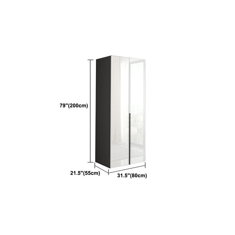 Modern Manufactured Wood Storage Cabinet High Gloss White Cabinet