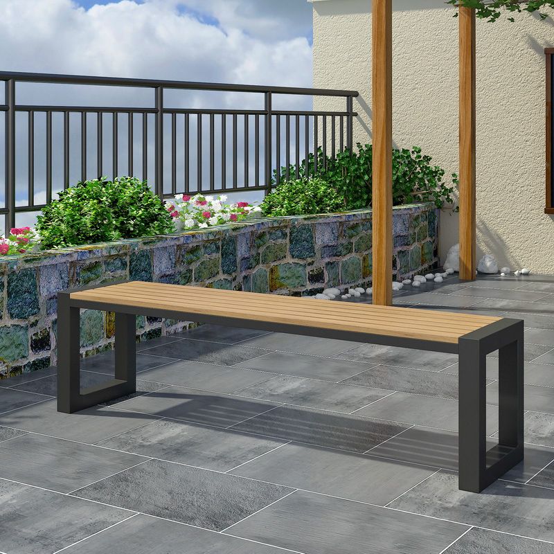 Modern Metal Dining Set 1/3/7 Piece Reclaimed Wood Dining Table Set