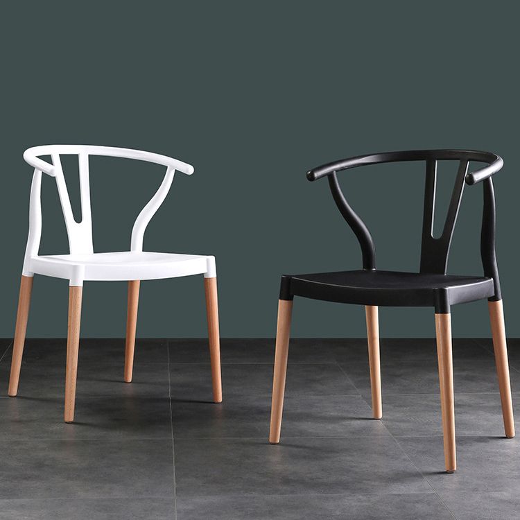 Minimalistischer Massivholz Küche Essarm Stuhl Knochengabel Essarm Stuhl