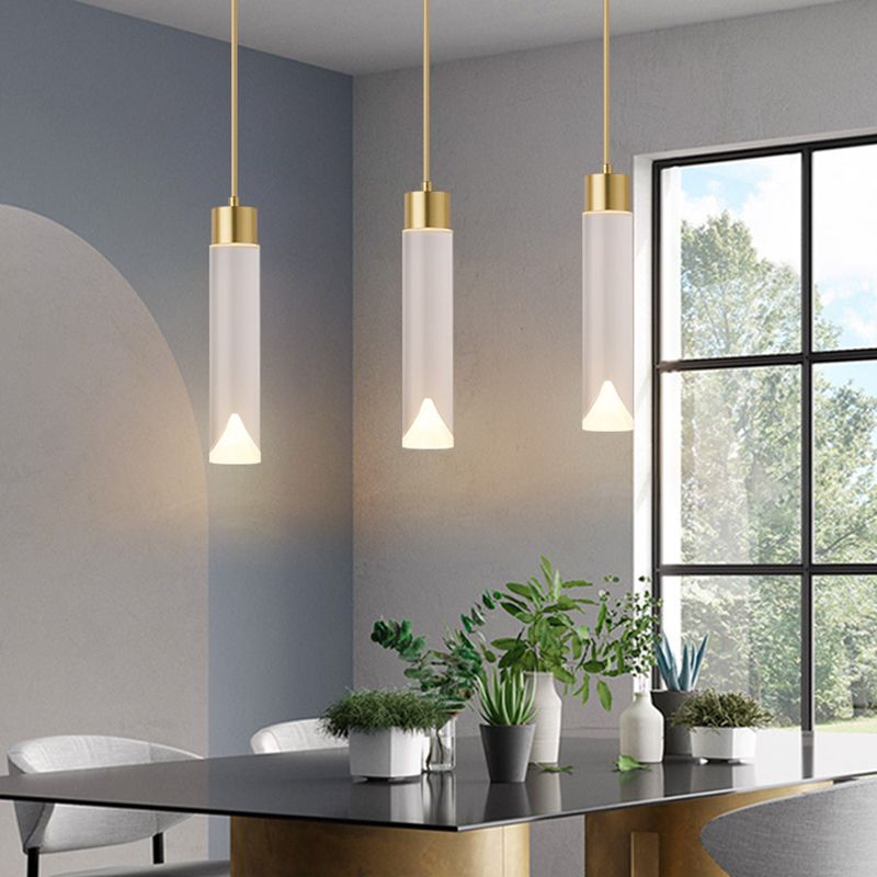 K9 Crystal Cylindric Pendant Lighting Simplicity Finis Finis Finis Plafond