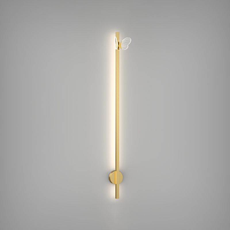 Linearer Schatten Metall Wandleuchte moderne Style 2 Lichter Wandmontage Licht