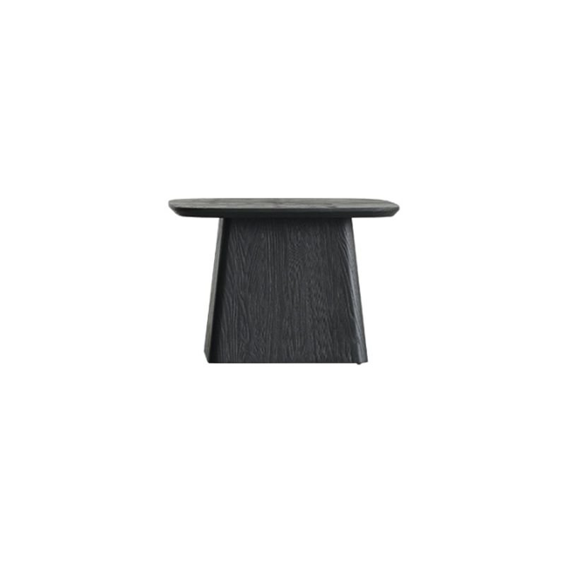 Pedestal Solid Wood Coffee Table Set Elliptical Simple Cocktail Table