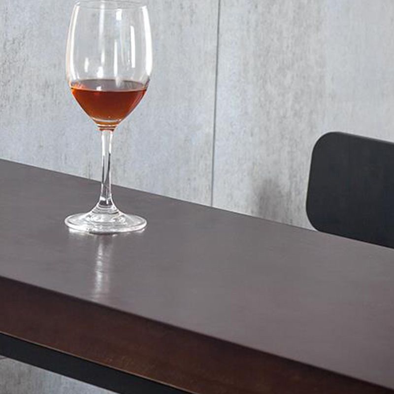 Industrial Bar Height Table Solid Wood Top Bistro Bar Table for Patio Use