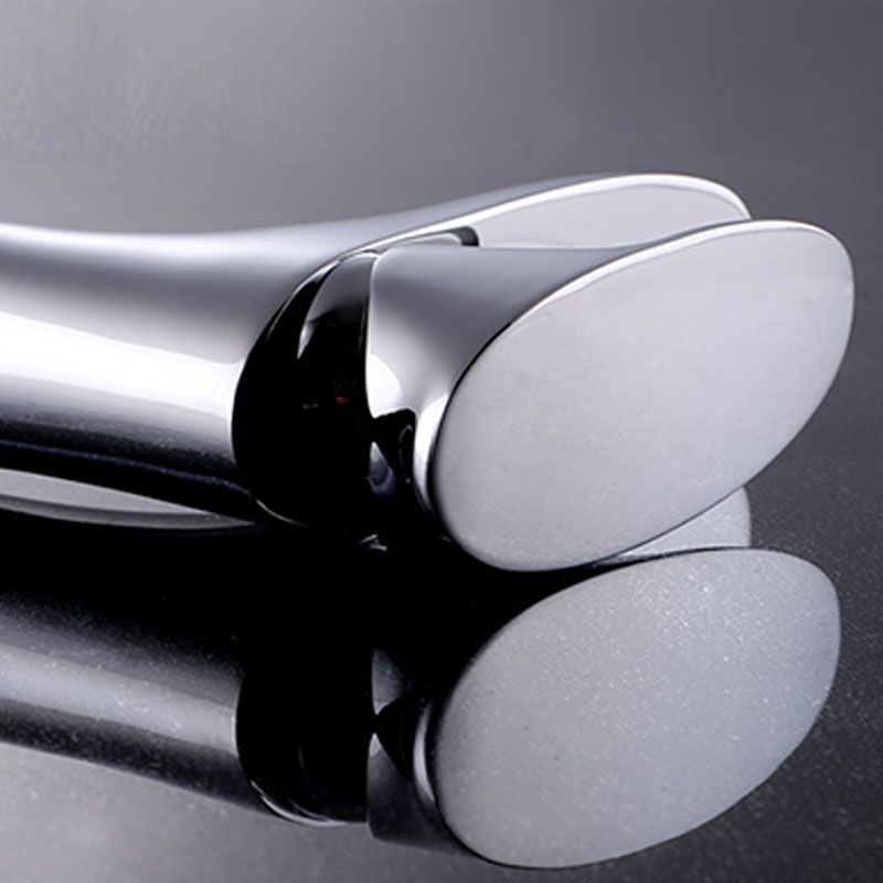 Single Handle Basin Lavatory Faucet Low Arc Brass Bathroom Faucet