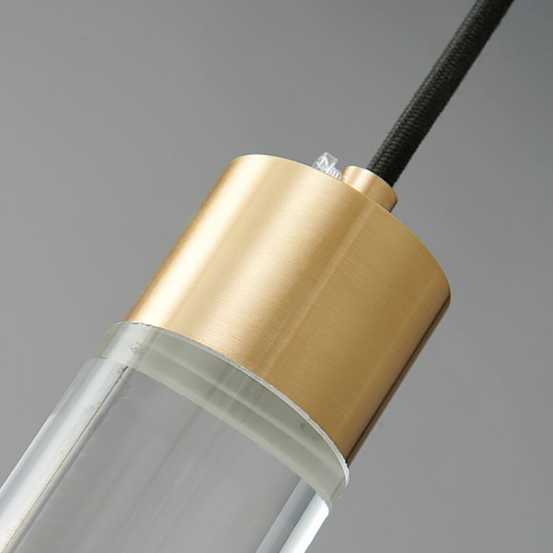 Geometric Suspension Pendant Modern Style Crystal 1 Light Down Lighting