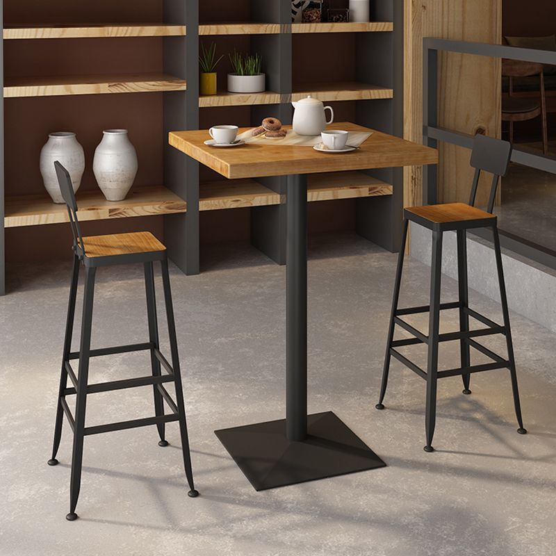 Contemporary Counter Height Stools Low Back Counter Chair for Restaurant
