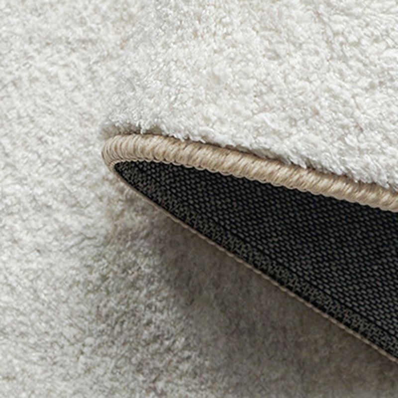 Apricot Abstract Carpet Polyester Modern Area Rug Non-Slip Backing Indoor Rug for Home Decor