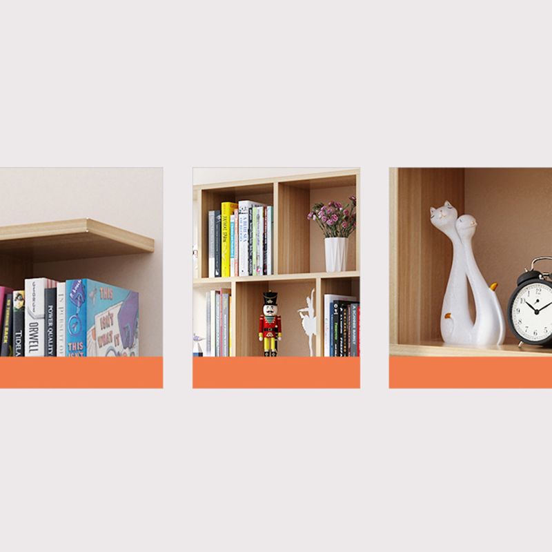 Wall Mounted Bookcase Engineered Wood Bookshelf Open Bookcase