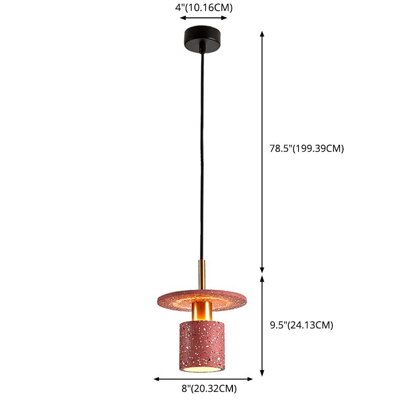 Noordse cement hanger plafondlampen enkel licht hangend licht voor restaurantbar
