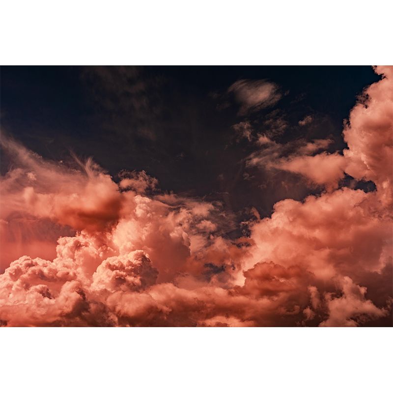 Modern Style Sky Wall Mural Wallpaper Photography Mildew Resistant for Bedroom