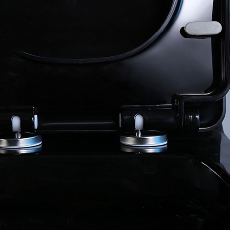Household Water-saving Toilet Siphon One-piece Large-diameter Toilet in Black Finish