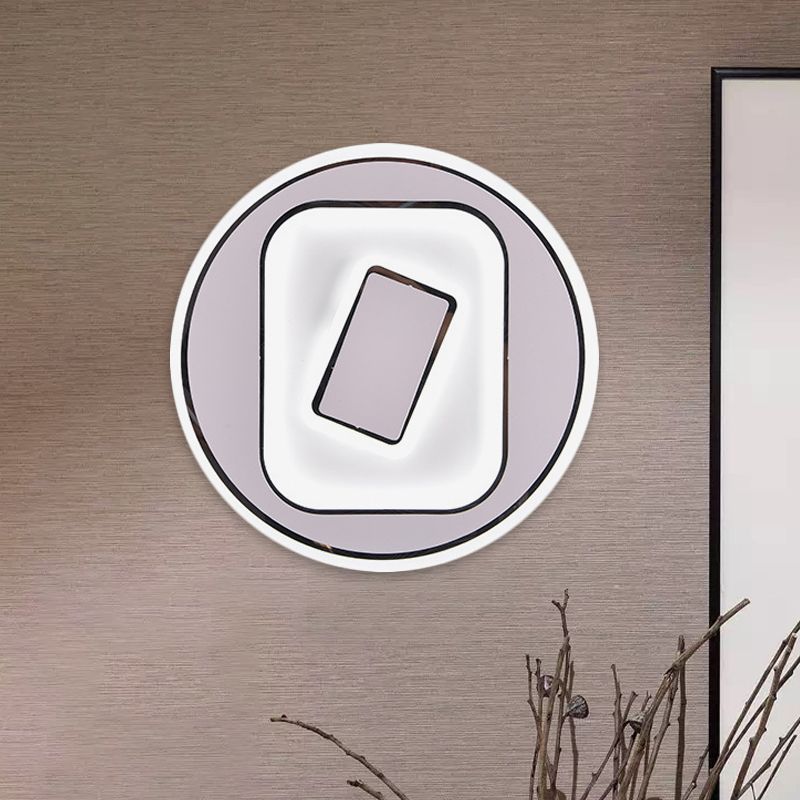 Idée d'éclairage mural rond / pentagone