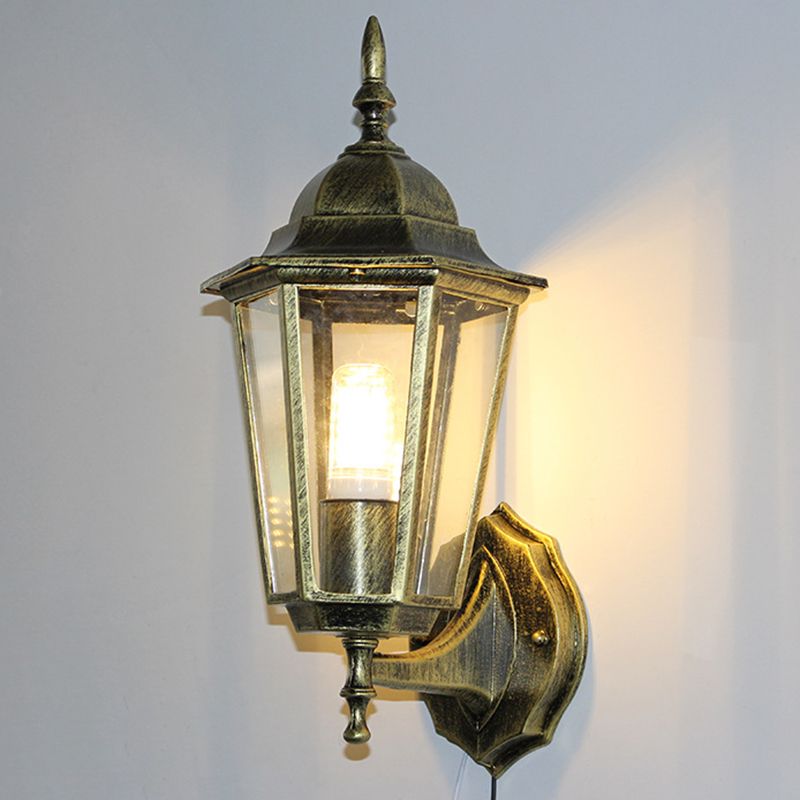 Metal Geometric Wall Light Sconces Industrial 1 Light Wall Mounted Lamp