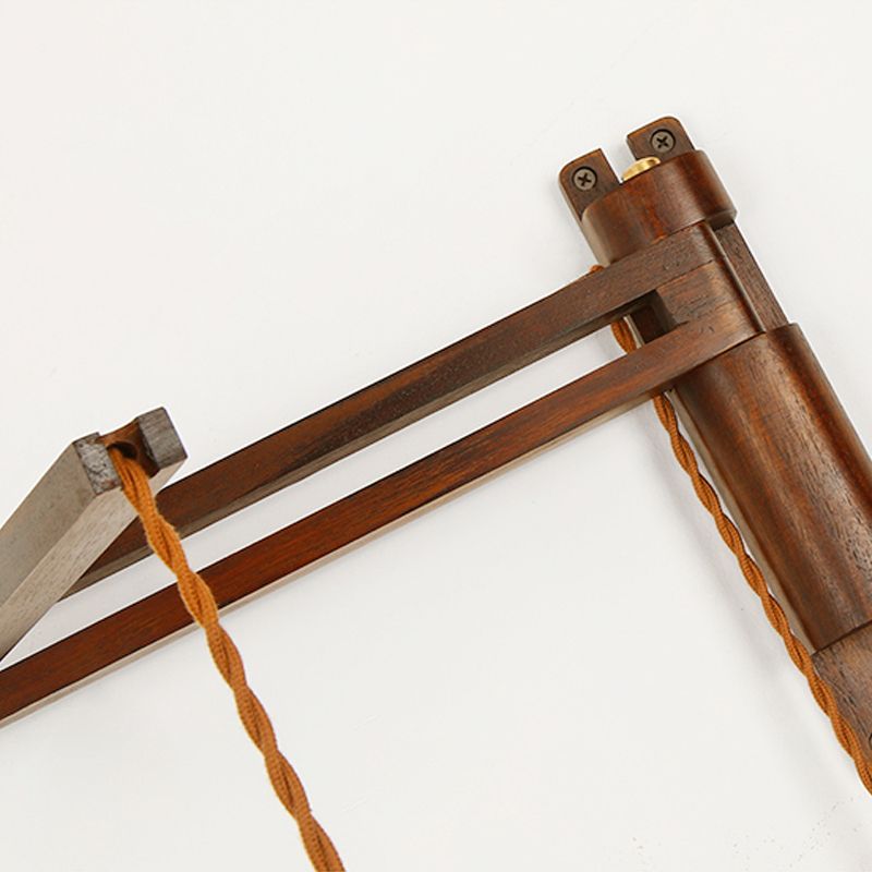 1 appliques murales géométriques légères lampes murales en bois de style moderne